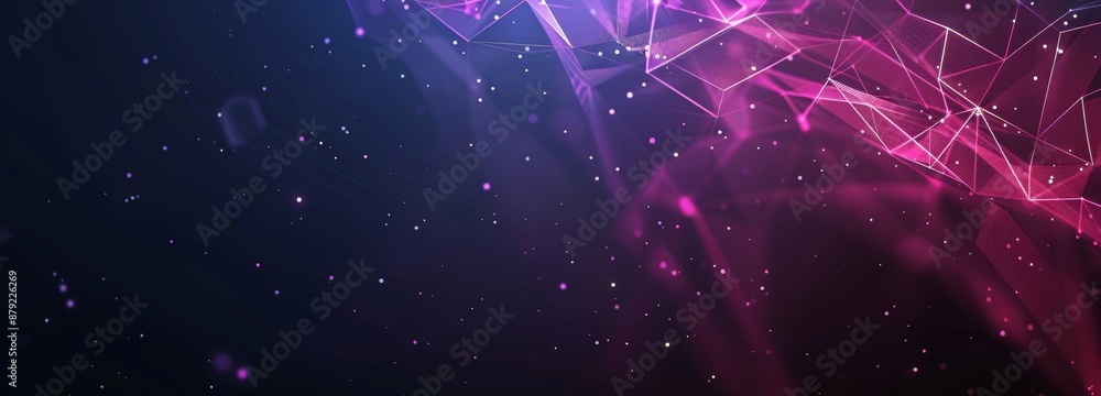 Aufkleber dots and lines of network connections. futuristic background. 3d model.