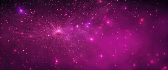 Fototapeta premium Fire embers particles over Pink background, Abstract dark glitter fire particles lights