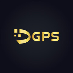 GPS logo. G P S design. White GPS letter. GPS, G P S letter logo design. G P S letter logo design in GOLD, GOLDEN LOGO, THREE, style. letter logo set in one artboard. G P S letter logo vector design.