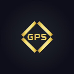 GPS logo. G P S design. White GPS letter. GPS, G P S letter logo design. G P S letter logo design in GOLD, GOLDEN LOGO, THREE, style. letter logo set in one artboard. G P S letter logo vector design.