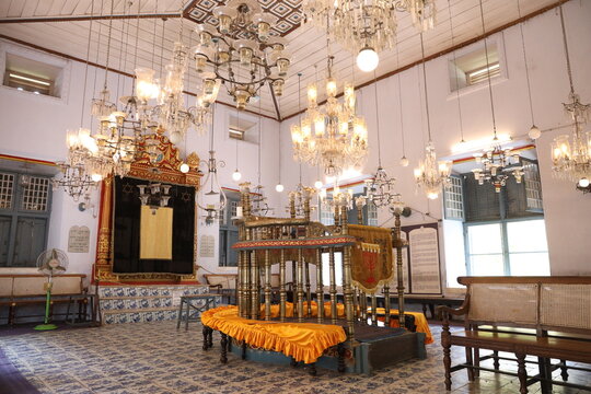 Paradesi Synagogue, Mattancherry-1568,a Jewish place of worship located in the Ernakulam district of Kerala