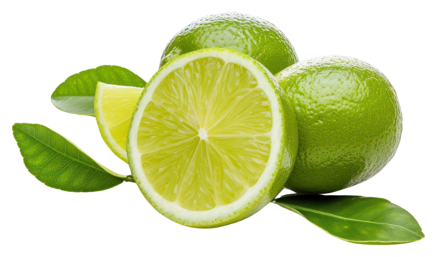 PNG Lime with leaf fruit lemon plant.