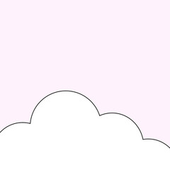 핑크 저녁 하늘