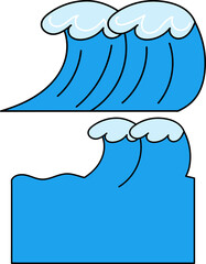 푸른 바다 시원한 파도