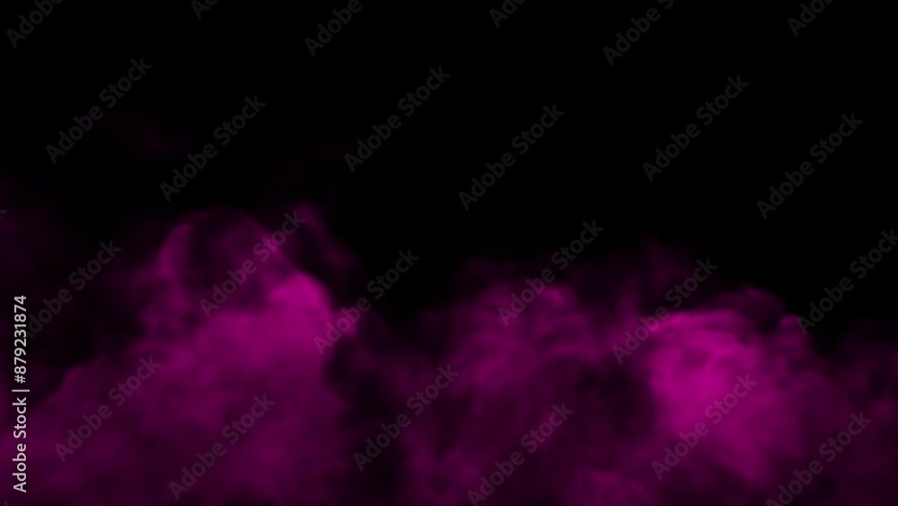 Wall mural pink smoke abstract animated background