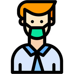 person, manager, user, male, account Icon