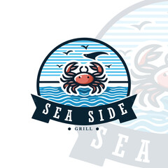 Sea Side Seafood Restaurant Logo Design