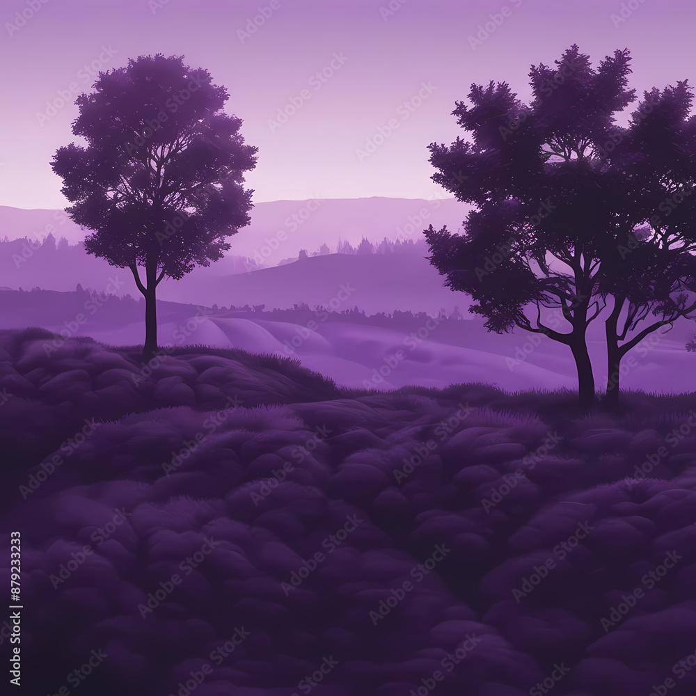 Poster smooth monochromatic gradient: a beautiful gradient blend of shades within one color, creating a har