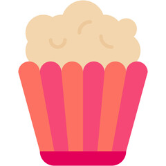 popcorn, food, popcorn box, snack, fast food Icon