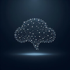 minimalist depiction network interconnected dots lines representing ai connectivity
