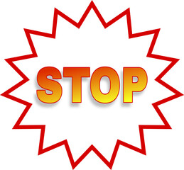 Stop sign, stop icon design, stop illustration, stop icon
