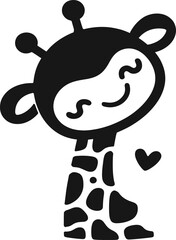 Animal silhouette vector illustration