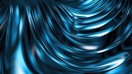 Metallic blue background in wide view