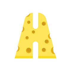 Cheese Letter H
