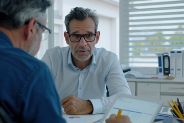 Business Meeting with Senior Executives