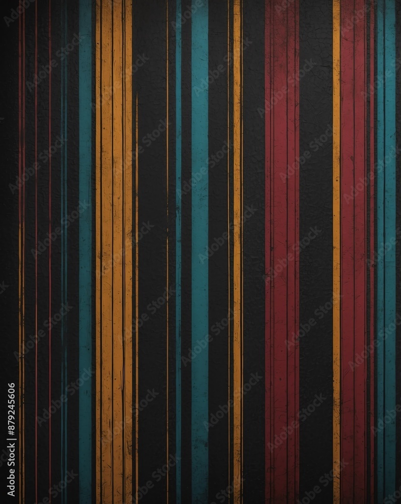 Poster colorful in black stripes color matte grainy texture gradient for copy space banner background backd