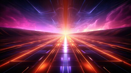 Future technology line background and light effect