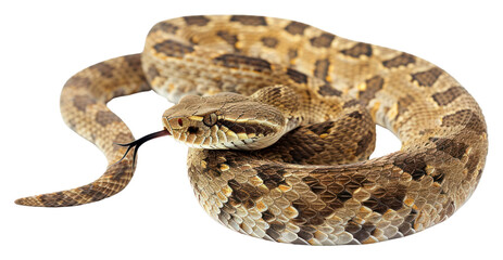 Fototapeta premium PNG Reptile animal snake rattlesnake.