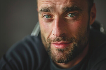 AI generated photo of lonely disabled young person on wheelchair