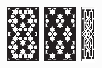 Black and white seamless pattern