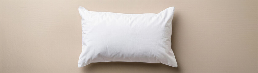 Obraz premium Transform your space with a personalized touch on this clean pillow mockup