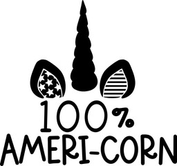 Unicorn USA - Design graphic