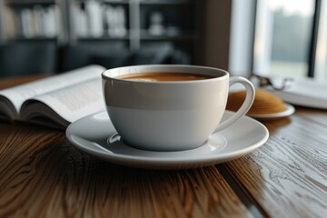 Fototapeta premium A Cup of Coffee and a