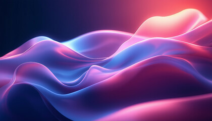 Fototapeta premium Elegant Flowing Shapes. Premium Organic Background 