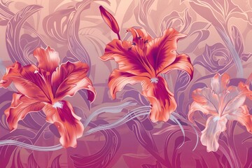 Floral Mandala intricate patterns flowers leaves