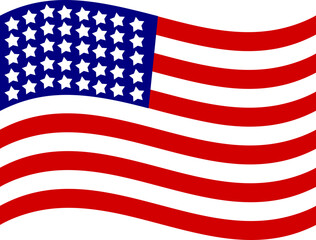 Naklejka premium American Flag Design