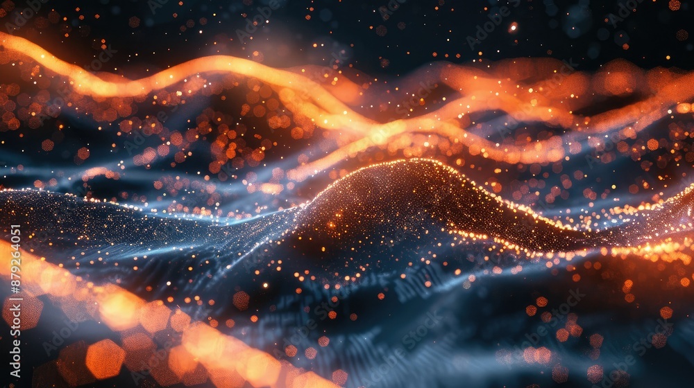 Poster Abstract particle motion in a high-tech environment