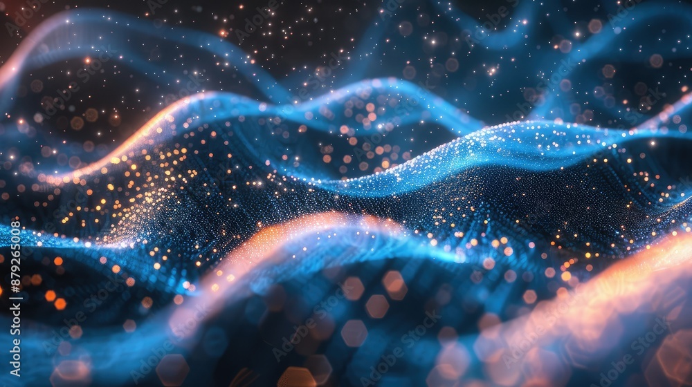 Poster Abstract particle motion in a high-tech environment