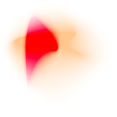 orange, pink and red gradient abstract shape