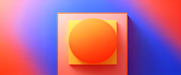 Fototapeta premium illustrazione con elementi geometrici a tema astratto contemporaneo