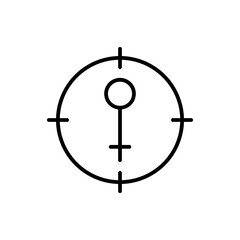 target line icon