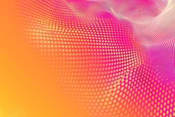 Obraz premium Orange color Background With Halftone Effect