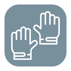 Goalkeeper Glove icon vector image. Can be used for Sport Equipment.