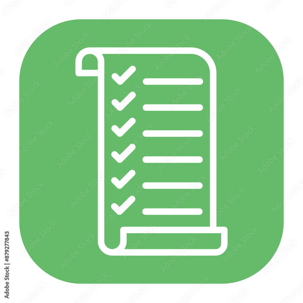Poster checklist icon vector image. can be used for action plan.