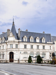 Fototapeta premium Street view of Montargis in France