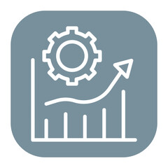 Continuous Improvement icon vector image. Can be used for Operations Management.