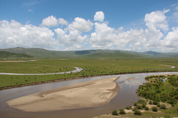 landscape with river