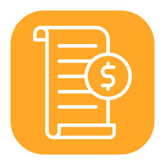 Payment Invoice icon vector image. Can be used for Freelancer.