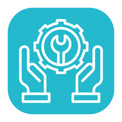 Maintenance icon vector image. Can be used for Manufacturing and Distribution.