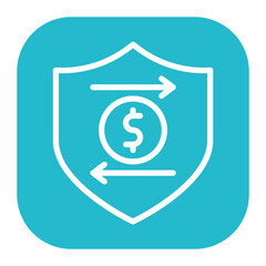 Secure Wire Transfer icon vector image. Can be used for Safe Payment.