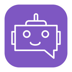 Chatbot icon vector image. Can be used for Digital Disruption.