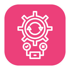 Test Automation Framework icon vector image. Can be used for Software Testing.