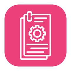 Test Log icon vector image. Can be used for Software Testing.