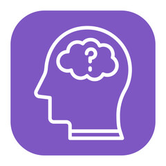 Brain Fog icon vector image. Can be used for ADHD.