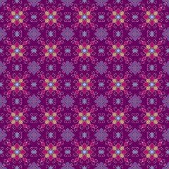 seamless pattern with flowers