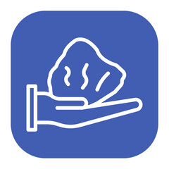 Limestone icon vector image. Can be used for Raw Metrial.